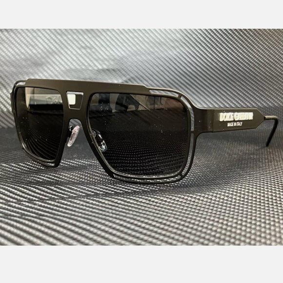 Dolce & Gabbana Matte Black 57mm Sunglasses - Picture 1 of 4